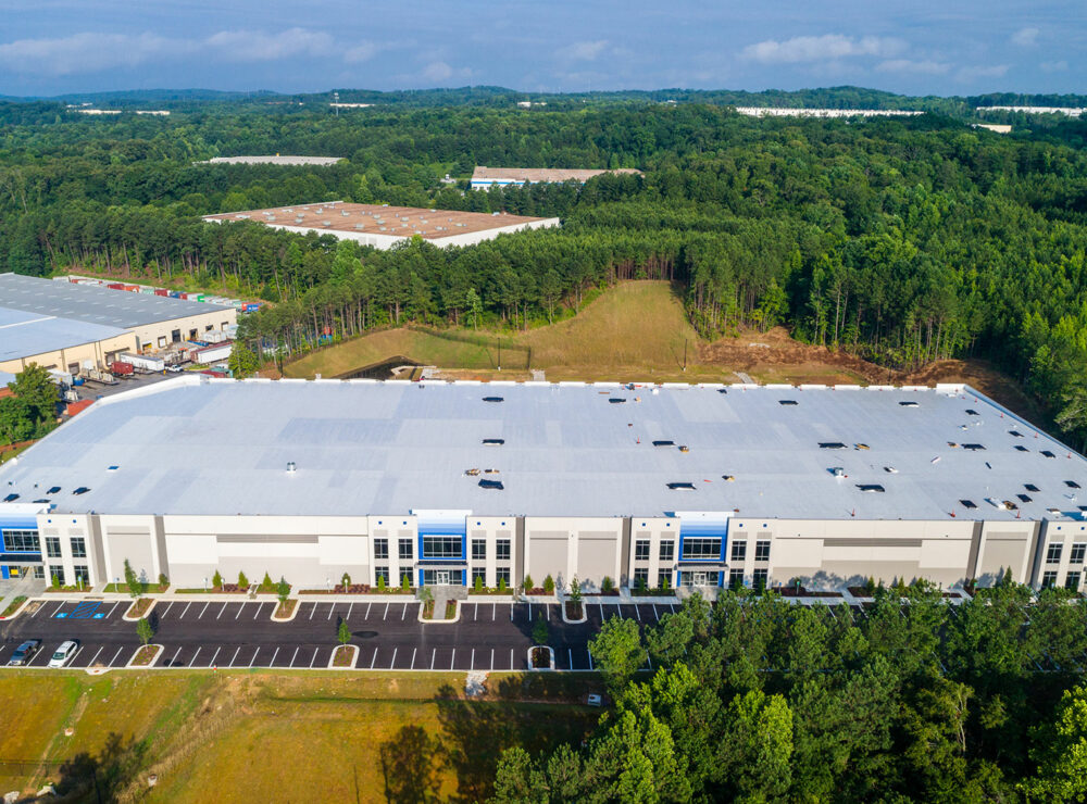 IDI Logistics Speculative Warehouse aerial photo of final building