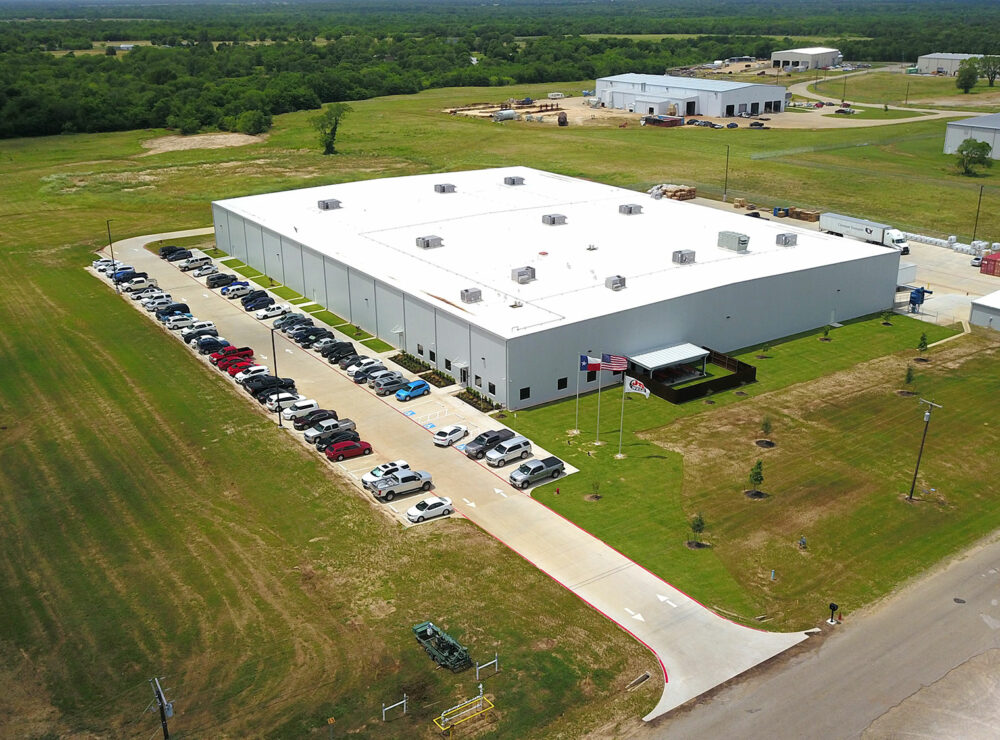JB Weld aerial photo of Sulphur Springs, TX facility