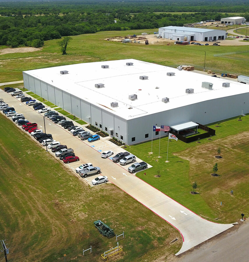 JB Weld aerial photo of Sulphur Springs, TX facility