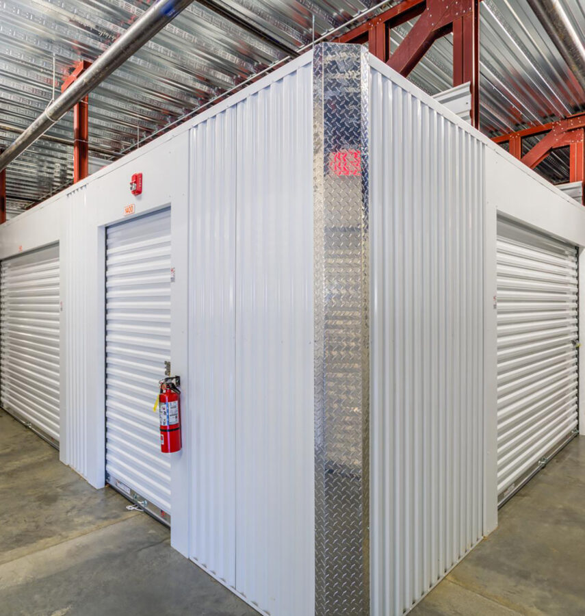 Northshore storage facility hallway