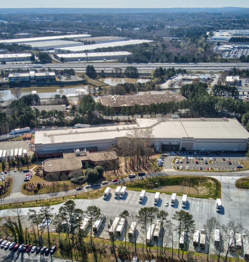 A&D Foods, Duluth, GA freezer expansion aerial photo