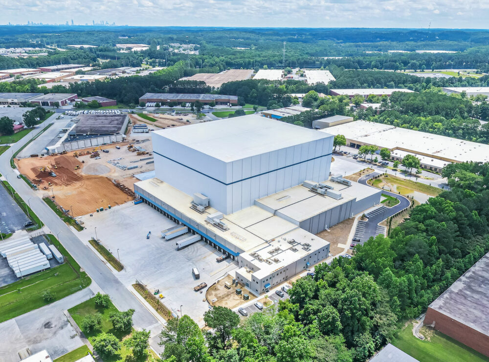 Americold Gateway Phase 1, Atlanta, GA aerial shot of ASRS facility