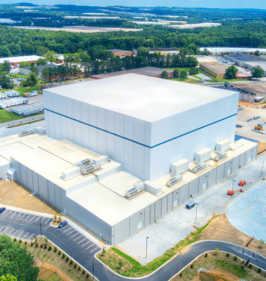 Americold Gateway Phase 1, Atlanta, GA aerial shot of ASRS facility
