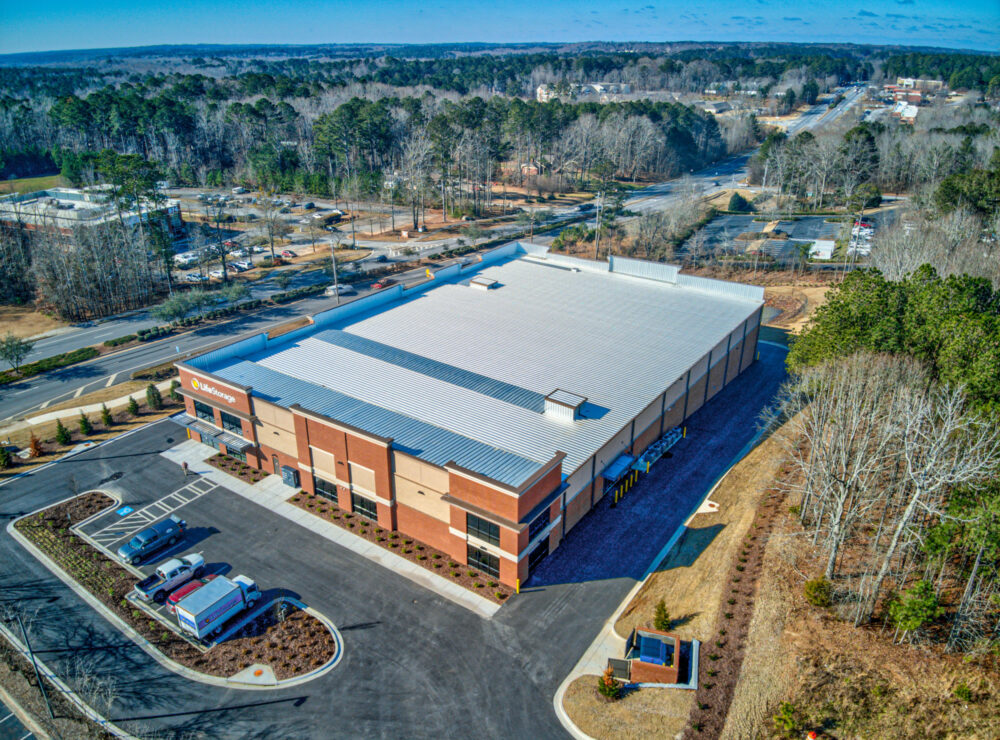Life Storage, Fayetteville, GA aerial photo of roof