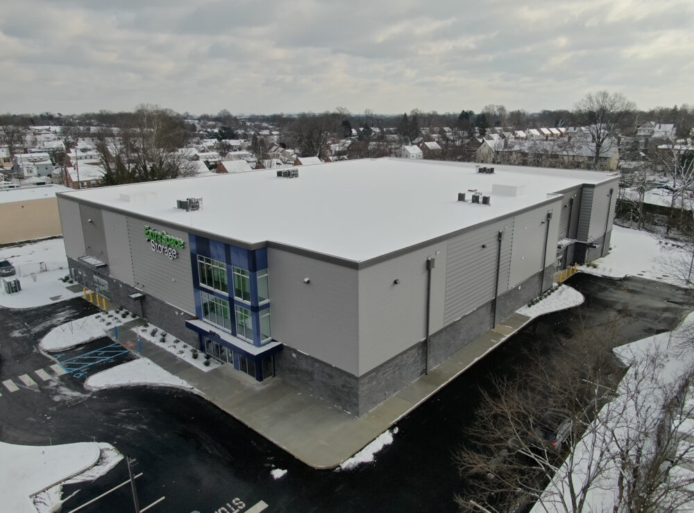 Extra Space Storage, Folcroft, PA exterior drone photo