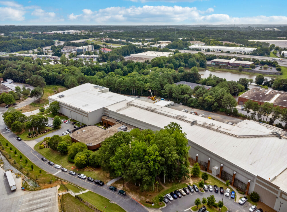 A&D Foods, Duluth, GA aerial drone photo