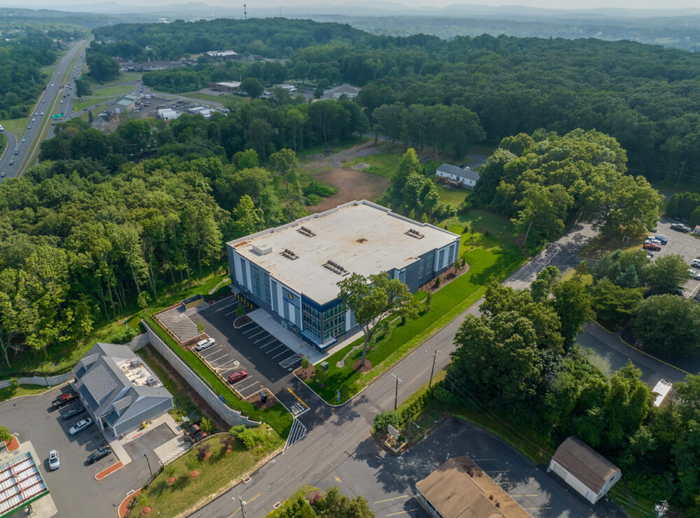 Life Storage, Wethersfield CT aerial drone photo
